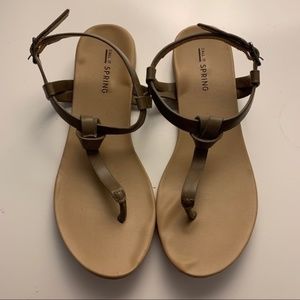 CALL IT SPRING BROWN SANDALS